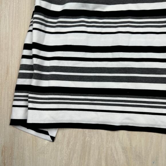 Cabi Grandstand Striped Stretch Knit Pockets Tie Front Skirt Style #5185 Small - Picture 13 of 14